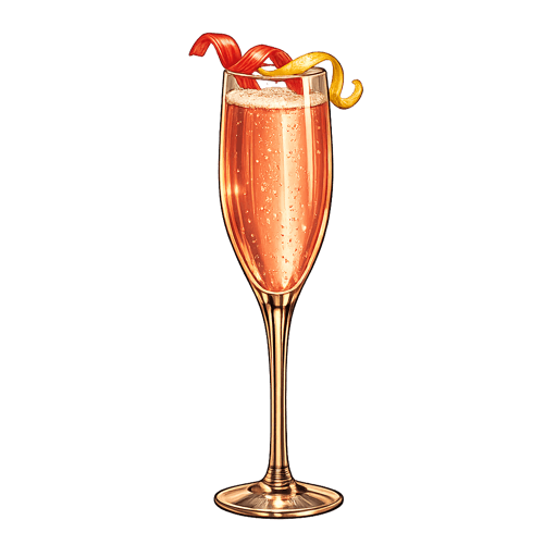 Rabarber Royal cocktail
