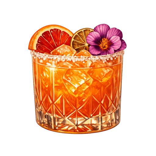 Blood Orange Coconut Margarita