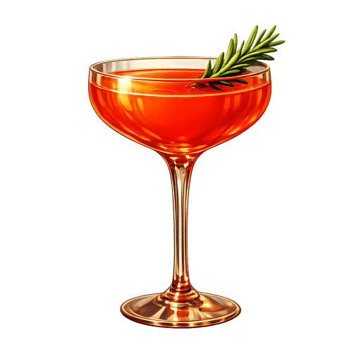 Blood Orange Rosemary Cosmo