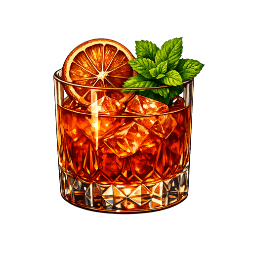 Bourbon Raspberry Mint Sour