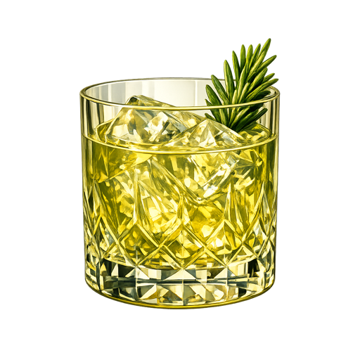 Alpine Negroni cocktail