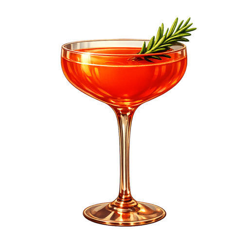 Blood Orange Rosemary Cosmo