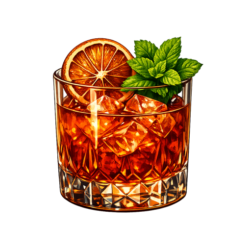 Bourbon Raspberry Mint Sour