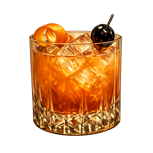Maple Bourbon Smash cocktail