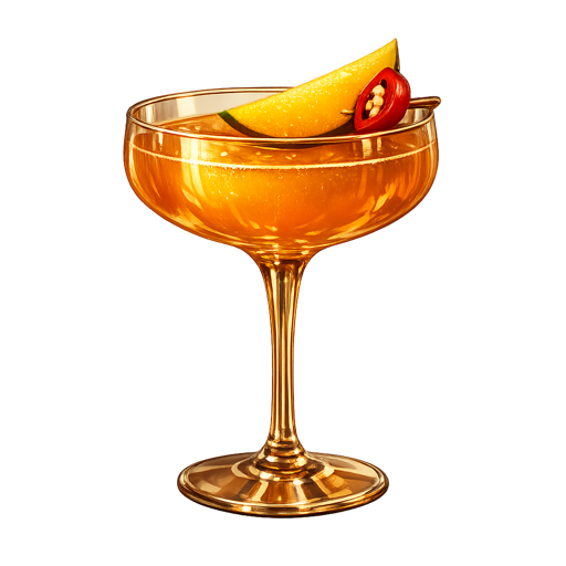 Spicy Mango Gimlet cocktail