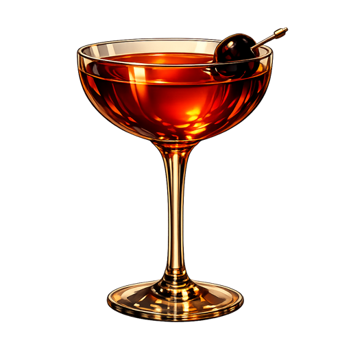 Spicy Manhattan cocktail